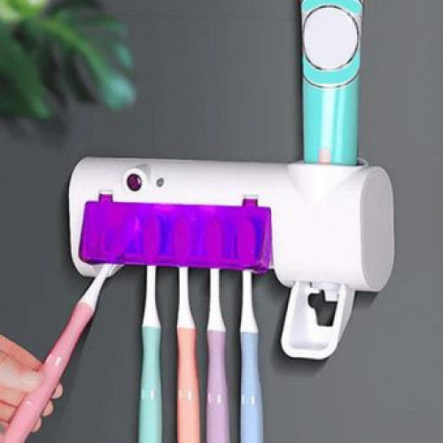 Portacepillos de Dientes con Luz UV Esterilizadora